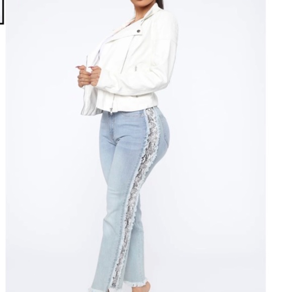 NWOT Fashion Nova Faux Leather Jacket - Picture 5 of 13